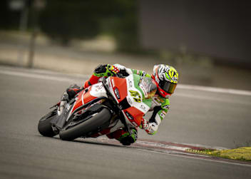 Axel Bassani war beim Portimao-Test mit neuen Teilen entwickelt