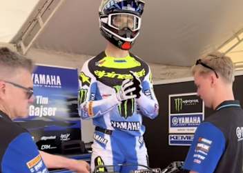 Tim Gajser hadert noch mit dem Fahrwerk der Yamaha