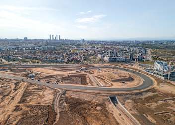 Die neue Rennstrecke befindet sich auf dem Messegelände