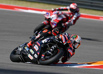 Marco Bezzecchi auf der Aprilia RS-GP in Austin