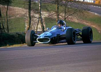 Dan Gurney beim Race of Champions 1967 mit seinem Eagle