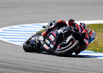 Fleißiger Tester: MotoGP-Spitzenreiter Marco Bezzecchi (Aprilia)