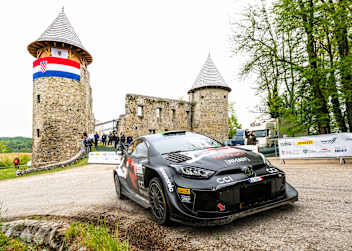 Elfyn Evans als WM-Spitzenreiter zur Rallye Kroatien