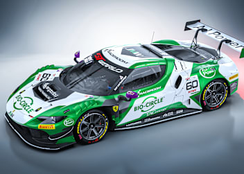 Tim Heinemann startet im Ferrari vom Traditionsteam JMW Motorsport