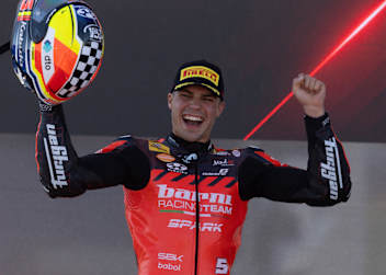 Yari Montella freute sich über Platz 3