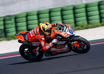 Philipp Öttl während des Misano-Tests