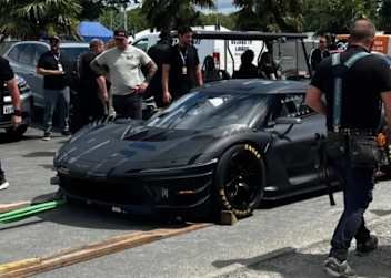 Der erste Spyshot der GT3-Version des Genesis Magma GT