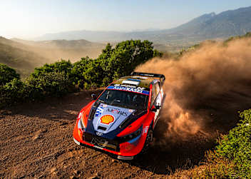 Ott Tänak im Hyundai Sieger bei der Akropolis 2025