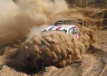 Weltmeister Ogier im Shakedown-Gravel