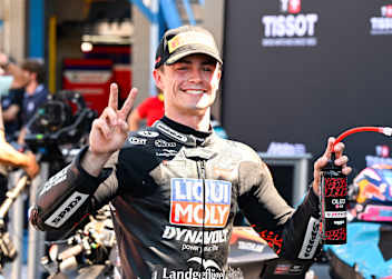 Manuel Gonzalez war mit Platz 2 in Assen zufrieden