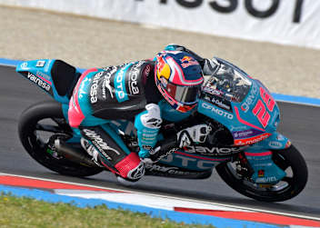 Schnellster Moto3-Pilot am Freitag in Ungarn: Maximo Quiles