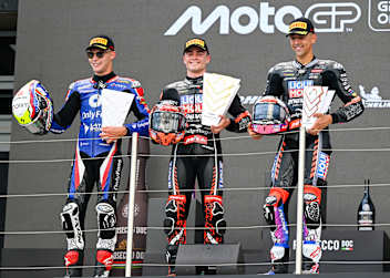 Das Moto2-Podest beim Ungarn-GP