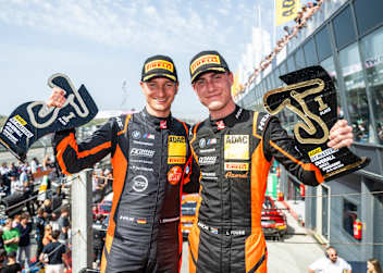 Tim Zimmermann und Leyton Fourie sind Halbzeitmeister im ADAC GT Masters