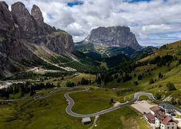 Atemberaubende Dolomiten-Bergwelt – nicht erlaubt für organisierte Touren