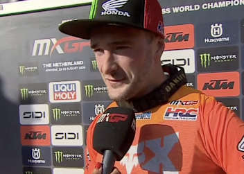 Jeffrey Herlings gewann das Qualifikationsrennen in Arnheim
