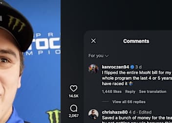 Ken Roczen reagierte auf Haiden Deegans Aussage