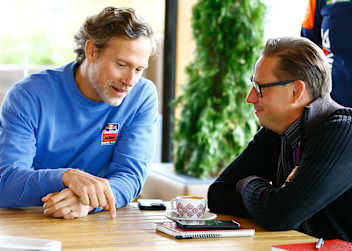 Gottfried Neumeister (li.) mit Ivo Schützbach