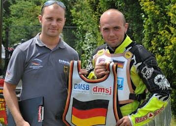 National-Coach Schäfer (li.) und Marcin Sekula