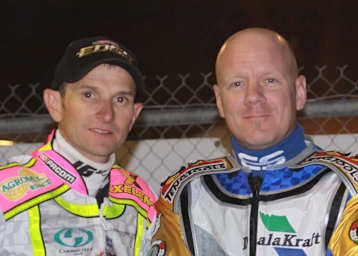 Leigh Adams (li.) und Tony Rickardsson