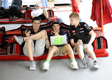 Joan Olivé (links) mit Sissis und Niklas Ajo