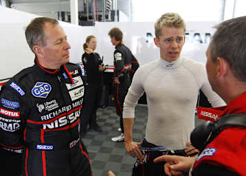 Alex Brundle (re.) mit Vater Martin