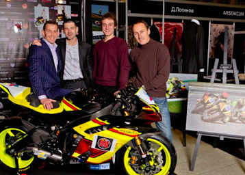 RivaMoto Yamaha präsentierte sich in Moskau