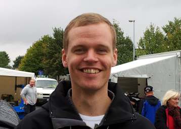 Branko Srdanov zu Besuch am Frohburger Dreieck