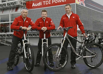 Audis Leitwölfe Capello, McNish und Kristensen