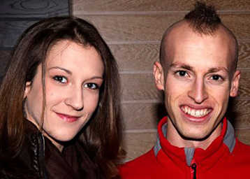 David Linortner mit seiner Freundin Sabrina
