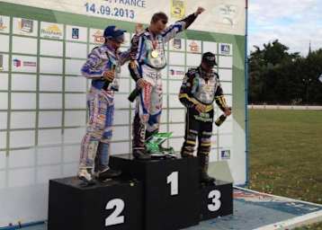 Die Top-3 der Welt: Jannick de Jong, Joonas Kylmäkorpi und Richard Hall (v.l.)