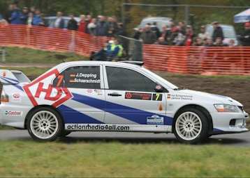 Janina Depping/Ina Schaarschmidt im Mitsubishi Lancer 2011