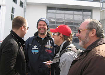 Der SPEEDWEEK-Reporter bei der Arbeit