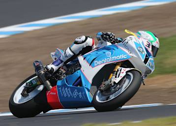 Die Grillini-BMW machte auf Phillip Island zicken