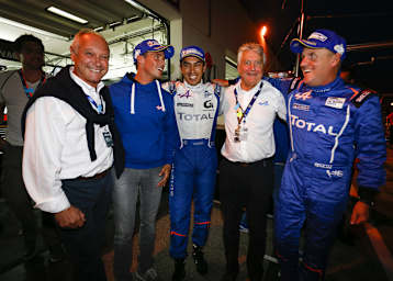 Die neuen LMS-Champions: Alpine-Team von Signatech