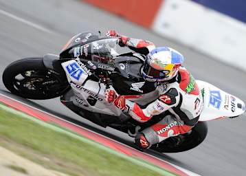 Wenige 1/1000 sec. Vorsprung reichten Laverty für die Pole