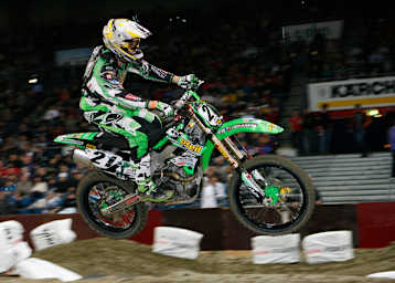 Florent Richier startet für das Osicka Kawasaki Elf Team Pfeil