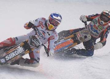 Franz Zorn im Duell mit Harald Simon in Weissenbach