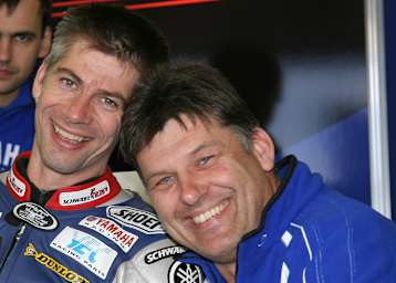 Jörg Teuchert (li.) und Michael Galinski, als Fahrer und Teamchef