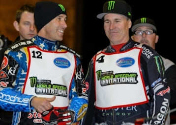 Greg Hancock (li.) und Billy Hamill