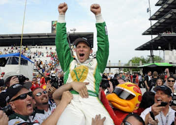 Großer Jubel bei Ed Carpenter und seinem Team