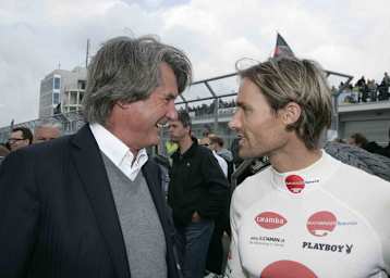 Hermann Tomczyk mit Sven Hannawald