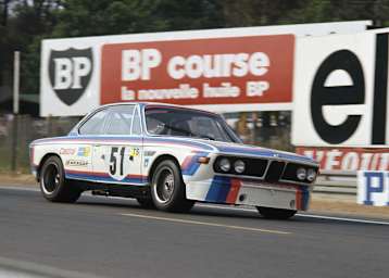 Le Mans 1973: Der BMW 3.0 CSL von Toine Hezemans und Dieter Quester wurde Elfter im Gesamt, 48 Runden hinter dem Sieger. 