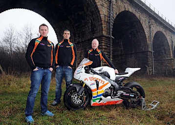 Ian Lowry, Luca Scassa und Clive Padgett (v.l.)