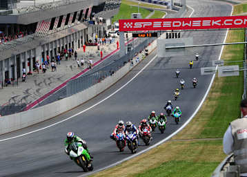 Start zum Supersport-Rennen: Nur 15 Teilnehmer