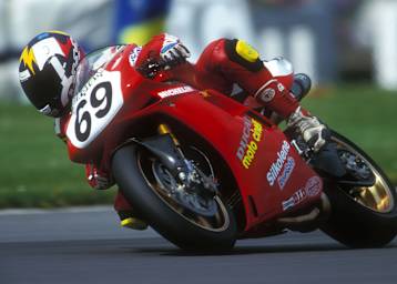 James Whitham 1994 auf Ducati