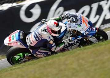 Mit Suzuki-Helm: Javier Del Amor beim unverhofften MotoGP-Debüt