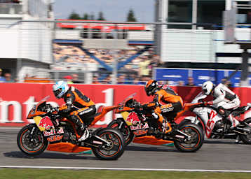 Martin Bauer und Stefan Nebel gewannen 2010 und 2011 für KTM die IDM Superbike
