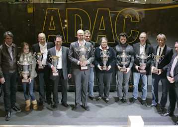 Die Sieger des ADAC GT Masters bzw. deren Vertreter