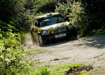 Der Mini Countryman WRC beim Test