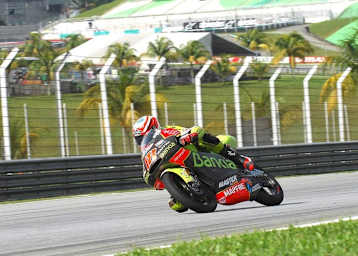 Nicolás Terol fuhr in Sepang die schnellste Runde